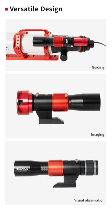 ZWO 30mm f/5 ED Mini Guide Scope