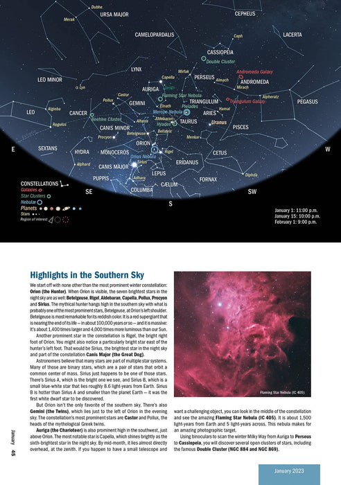 2023 Night Sky Almanac: A Month-by-Month Guide to North America's Skies from the Royal Astronomical Society of Canada Book