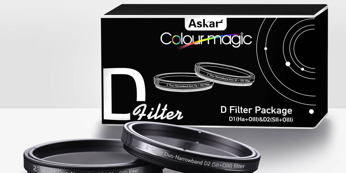 Askar Color Magic Super Duo-Narrowband D1 (H-a/O-III) and D2 (S-II 