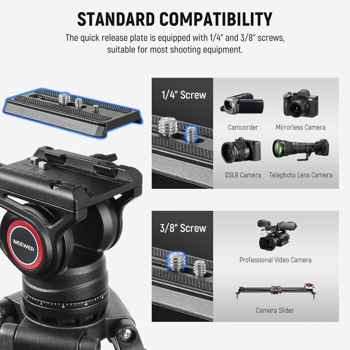 Neewer TP74 Tripod w/ Bag