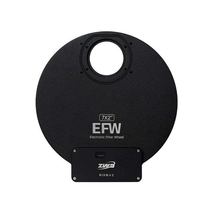 ZWO EFW 7x2" (2025) 7-Position Precision Electronic Filter Wheel