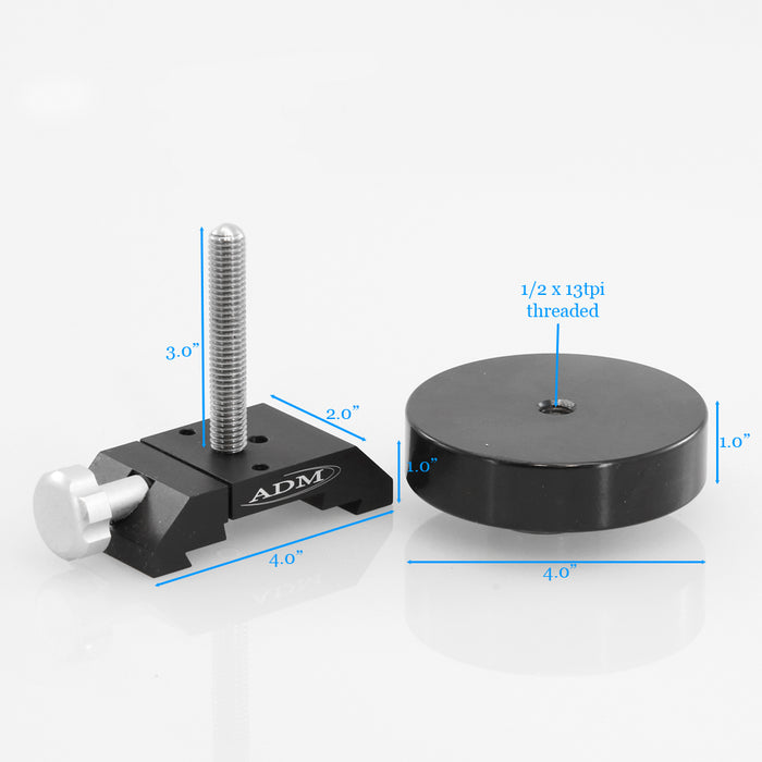 VCW-S- V Series Counterweight with 3″ Threaded Rod