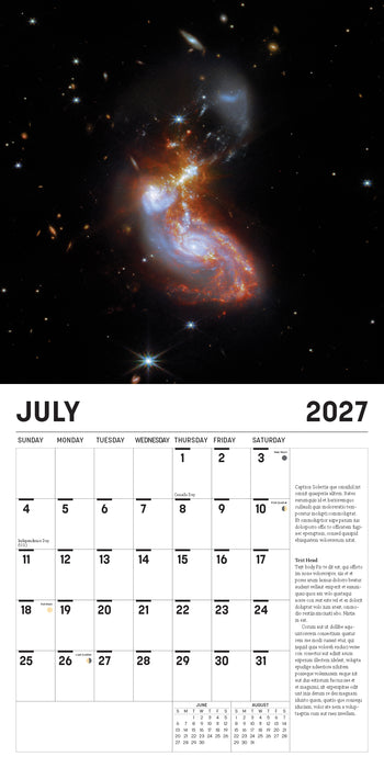 Webb's Cosmos Calendar 2027: Five Years of Images and Discoveries from the James Webb Space Telescope