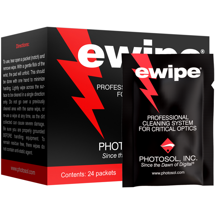E-Wipe® Professional Cleaning System For Critical Optics
