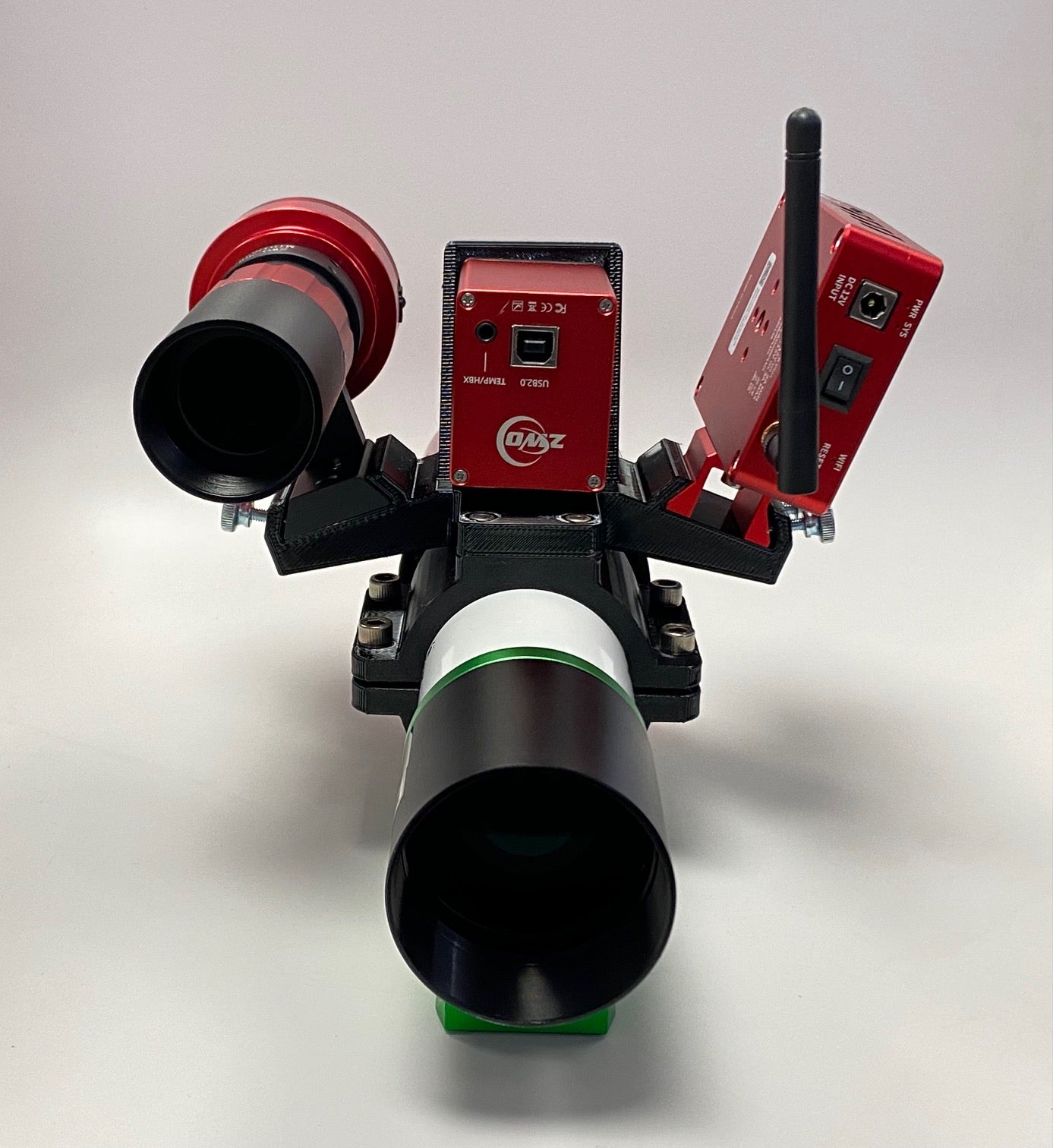 Bracket Cramshell Install EvoGuide 50 Clamshell Ring and Mounting Bracket for ZWO EAF — Starizona
