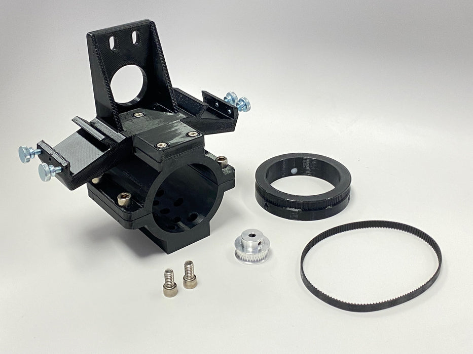 Bracket Cramshell Install EvoGuide 50 Clamshell Ring and Mounting Bracket for ZWO EAF — Starizona