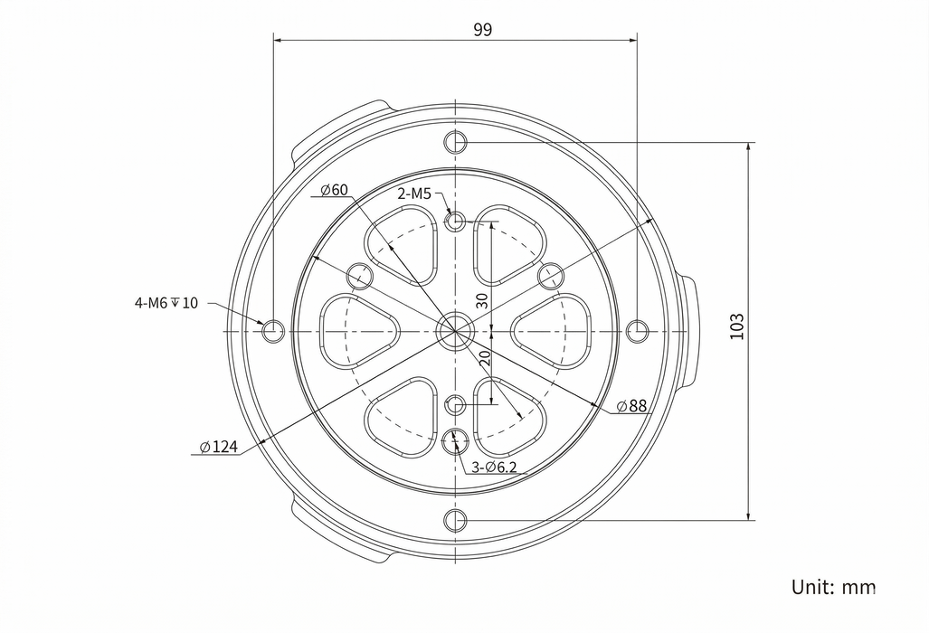 ZWO Silver Plate for TC40 - Replacement Flange