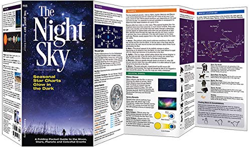 The Night Sky: A Folding Pocket Guide to the Moon, Stars, Planets and Celestial Events book
