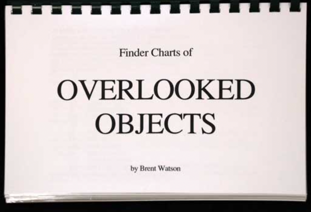 Finder Charts of Overlooked Objects by Brent Watson